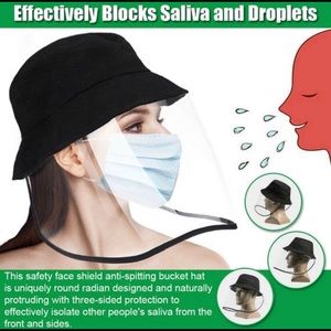 Faceshield with bucket/fisherman hat